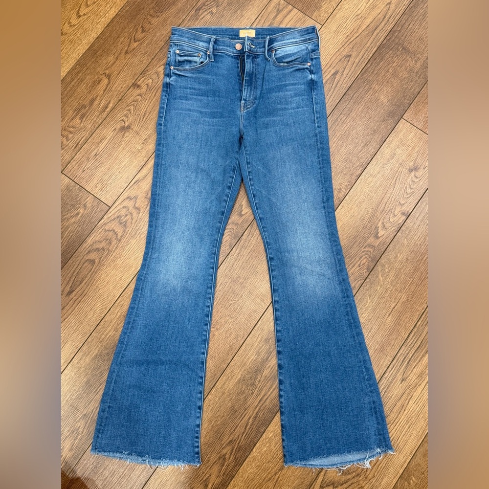 MOTHER Blue Flare & Wide Leg Jeans